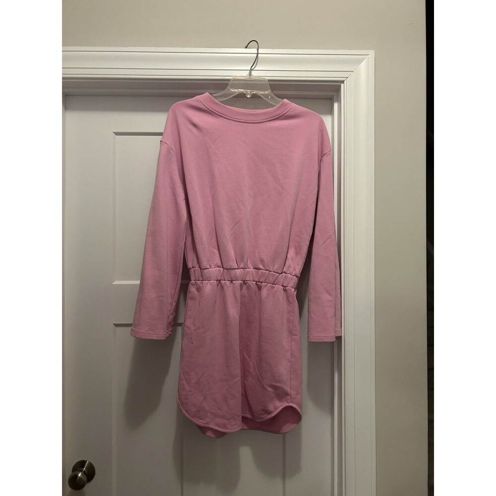 Buddy Love Women's Size Small Pink Barbie Balletcore Athleisure Mini Dress LS
